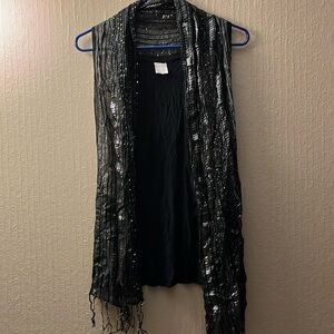 Women’s scarf vest. Never been worn.